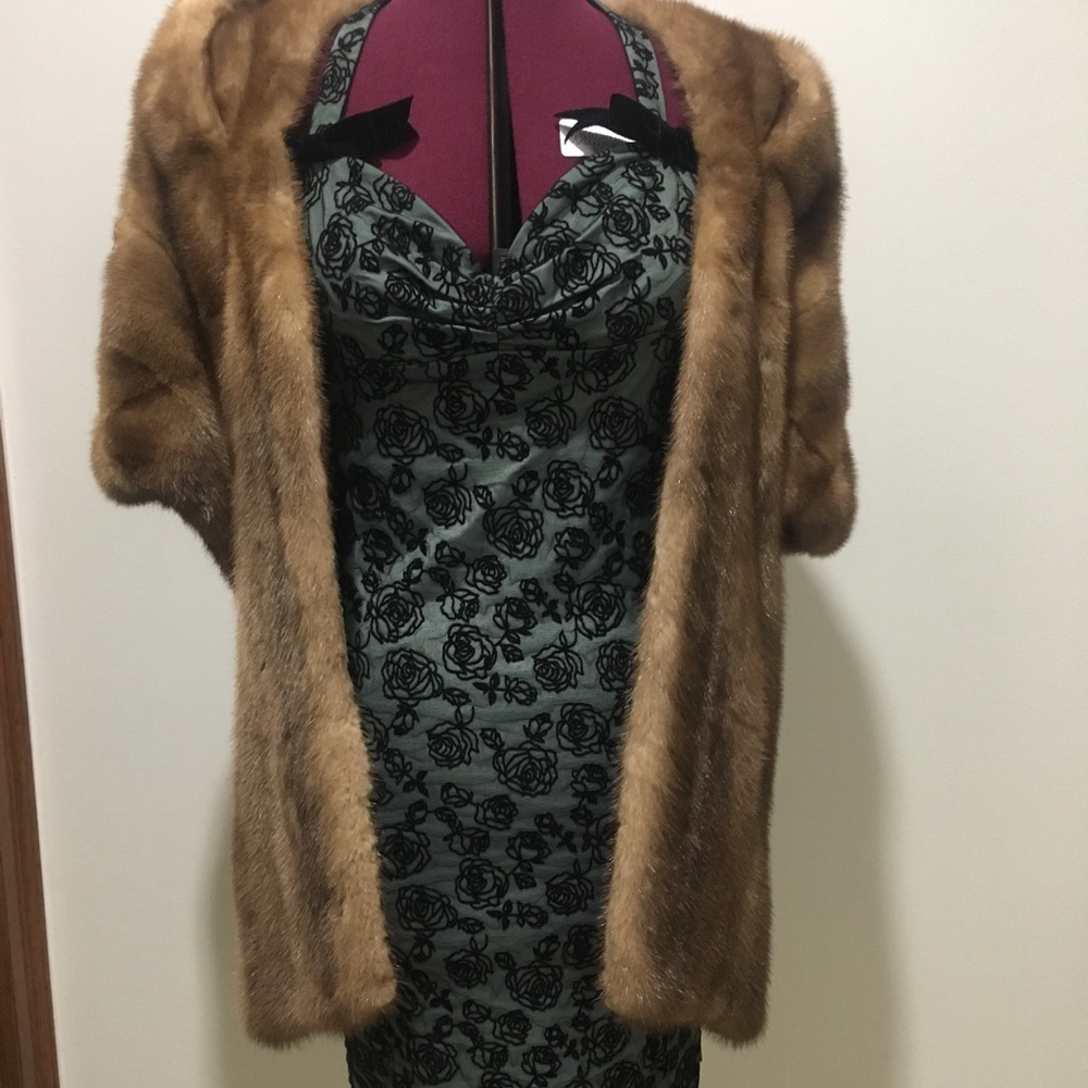 Betsy Johnson Bodycon Halter Dress Velvet 6